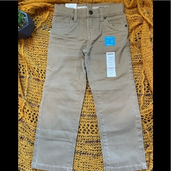 Sonoma Other - 🤗NWT Sonoma straight pants wood bridge size 4 reg